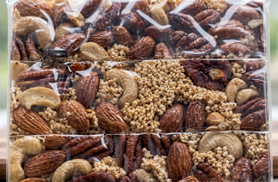 Alegría de amaranto con nueces