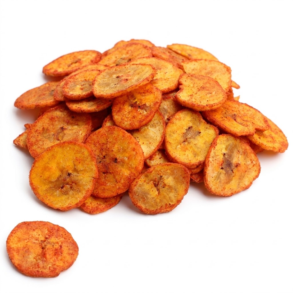 Chips de plátano con chile